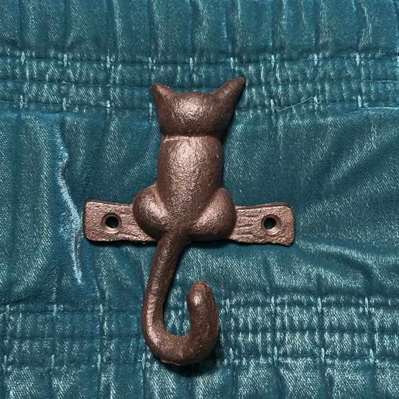 Other - Cast Iron Cat Key Hook Wall Hanger
